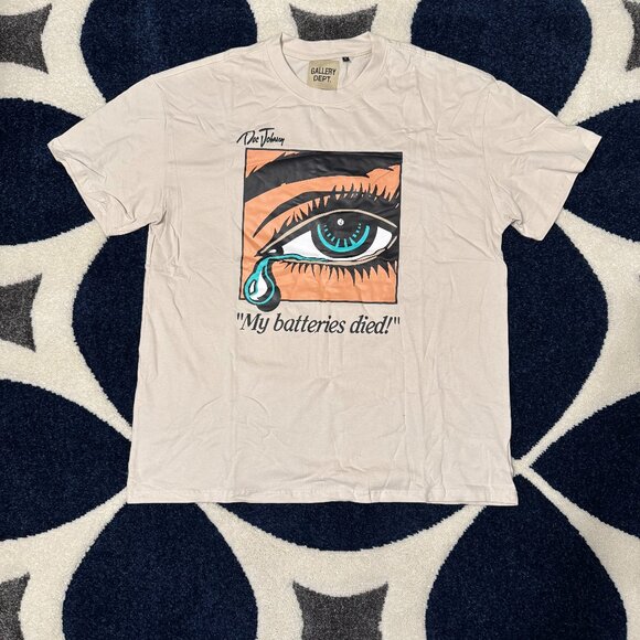 Gallery Dept Doc Johnson My Batteries Died Tee Mens Size Large - Picture 1 of 3